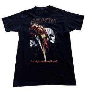 John Carpenter's Halloween Adult MD The Night He Came Home! Graphic T-shirt